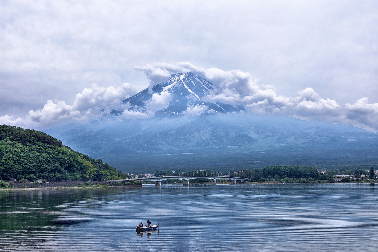 japan, mountain, lake, mount fuji, sky, nature, clouds, water, scenic view, landscape, asia, landmark, japan, japan, japan, japan, japan, mount fuji